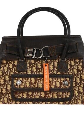 Christian Dior Trotter Flight Travel Bag Handbag 01-MA-0046 116947